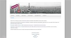 Desktop Screenshot of fashionparis.fi